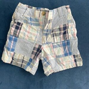 Janie and Jack Plaid Shorts 12 - 18 months